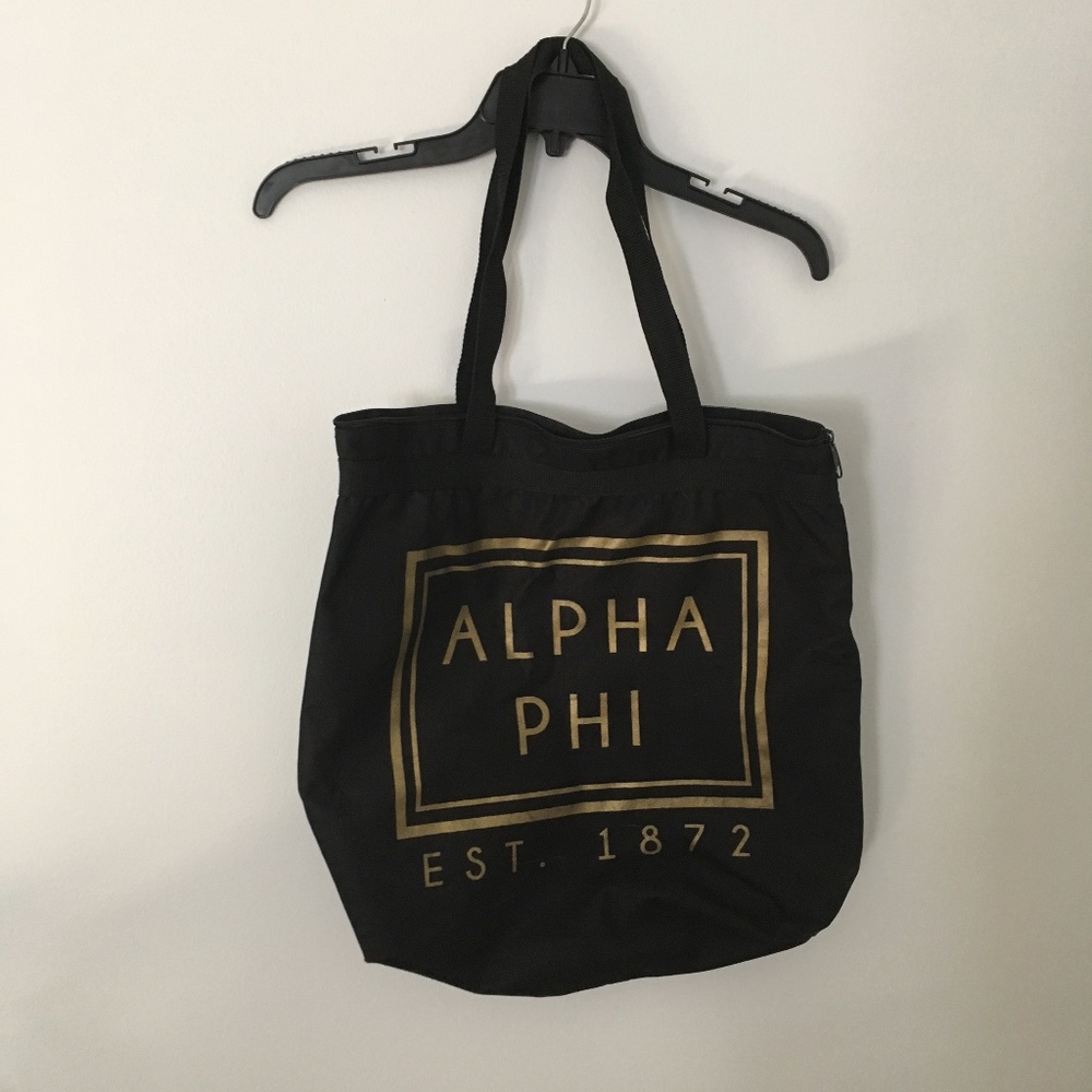 Alpha Phi tote bag